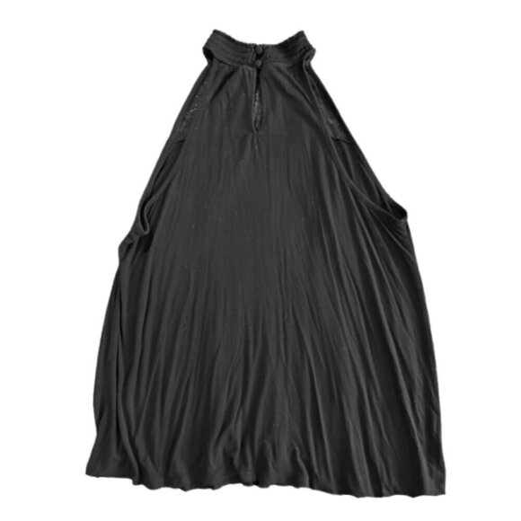 Torrid Super Soft Knit Black Halter Top High Neck Size 1 - Picture 2 of 9